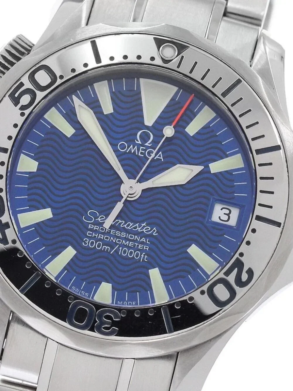 OMEGA Seamaster300 2253.80 Date blue Dial Automatic Boy's Watch_960544